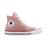 Converse Canvas Hi Top Sneakers Pink, Dam