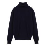 Ami Paris Turtleneck-tröja Blue, Herr