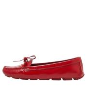 Prada Vintage Pre-owned Laeder lgskor Red, Dam