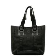 Salvatore Ferragamo Pre-owned Pre-owned Canvas totevskor Black, Dam