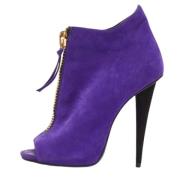 Giuseppe Zanotti Pre-owned Pre-owned Laeder stvlar Purple, Dam