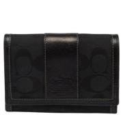 Coach Pre-owned Pre-owned Canvas plnbcker Black, Dam