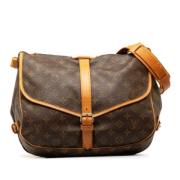 Louis Vuitton Vintage Pre-owned Canvas louis-vuitton-vskor Brown, Dam