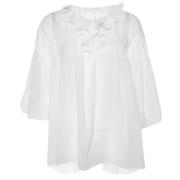 Chloé Pre-owned Pre-owned Bomull toppar White, Dam