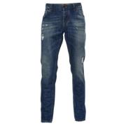 Dolce & Gabbana Pre-owned Pre-owned Denim nederdelar Blue, Herr