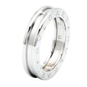 Bvlgari Vintage Pre-owned Metall ringar White, Dam