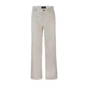 A.p.c. Högmidjade Raka Ben 70-talsstil Jeans Beige, Dam