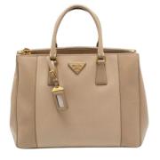 Prada Vintage Pre-owned Laeder totevskor Beige, Dam