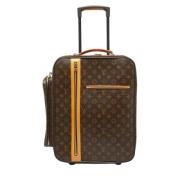 Louis Vuitton Vintage Pre-owned Belagd canvas resvskor Brown, Dam