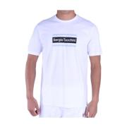 Sergio Tacchini Vit Bomull TShirt - Lared White, Herr