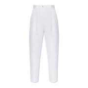 Dolce & Gabbana Byxor med fickor White, Dam