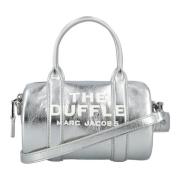 Marc Jacobs Metallic Silver Mini Duffle Väska Gray, Dam