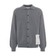 Amaránto Grå Stickat Aw24 Handtvätt Gray, Herr