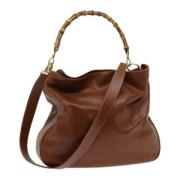 Gucci Vintage Pre-owned Laeder handvskor Brown, Dam