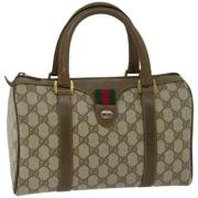 Gucci Vintage Pre-owned Canvas resvskor Beige, Dam