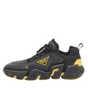 Prada Vintage Pre-owned Tyg sneakers Black, Herr