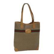 Gucci Vintage Pre-owned Laeder totevskor Beige, Dam