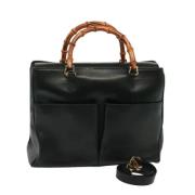 Gucci Vintage Pre-owned Laeder handvskor Black, Dam