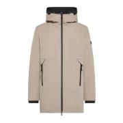 Peuterey Minimalistisk Primaloft Trenchcoat Beige, Herr