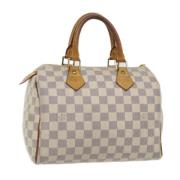 Louis Vuitton Vintage Pre-owned Canvas handvskor White, Dam