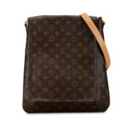 Louis Vuitton Vintage Pre-owned Canvas louis-vuitton-vskor Brown, Dam