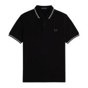 Fred Perry Svarta T-shirts och Polos Black, Herr