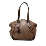 Louis Vuitton Vintage Pre-owned Canvas handvskor Brown, Dam