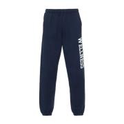 Sporty & Rich Marinblå Ivy Sweatpant Blue, Dam