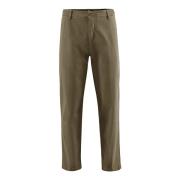 BomBoogie Bomullsgabardine Chino Byxor Green, Herr