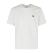 Maison Kitsuné Fox Head Patch T-shirt White, Herr