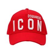 Dsquared2 Baseball Cap - Stiligt Huvudplagg Red, Herr