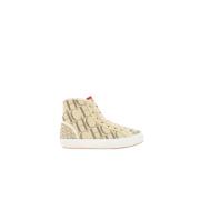 Carolina Herrera Canvas Caracas Platform Sneakers Beige, Herr