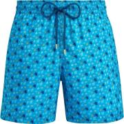 Vilebrequin Regnbåge Micro Ronde Des Tortues Badshorts Blue, Herr