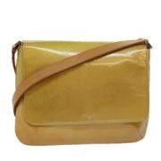 Louis Vuitton Vintage Pre-owned Laeder axelremsvskor Yellow, Dam