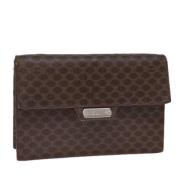 Celine Vintage Pre-owned Laeder kuvertvskor Brown, Dam