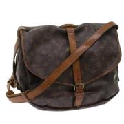 Louis Vuitton Vintage Pre-owned Canvas louis-vuitton-vskor Brown, Dam