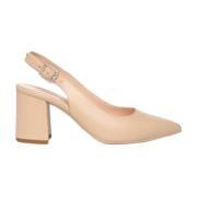 Nerogiardini Elegant Slingback Klackskor Beige, Dam