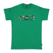 Propaganda Ormtryck Logo Tee Grön Green, Herr