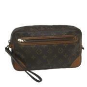 Louis Vuitton Vintage Pre-owned Canvas kuvertvskor Brown, Dam