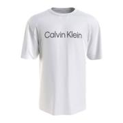 Calvin Klein Broderad Logo Stretch T-shirt White, Herr