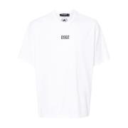 Dsquared2 Vita T-shirts & Polos för män White, Herr