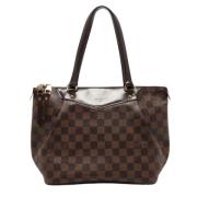 Louis Vuitton Vintage Pre-owned Belagd canvas totevskor Brown, Dam