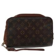 Louis Vuitton Vintage Pre-owned Canvas kuvertvskor Brown, Dam