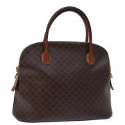 Celine Vintage Pre-owned Laeder handvskor Brown, Dam