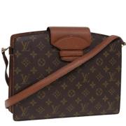 Louis Vuitton Vintage Pre-owned Canvas louis-vuitton-vskor Brown, Dam