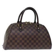 Louis Vuitton Vintage Pre-owned Canvas handvskor Brown, Dam