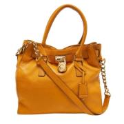 Michael Kors Pre-owned Pre-owned Laeder totevskor Yellow, Dam