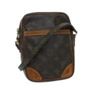 Louis Vuitton Vintage Pre-owned Canvas axelremsvskor Brown, Dam