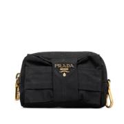 Prada Vintage Pre-owned Tyg prada-vskor Black, Dam