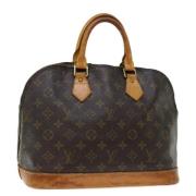 Louis Vuitton Vintage Pre-owned Canvas handvskor Brown, Dam